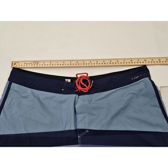 Quicksilver Boardshorts DryFlight Trunks Swim Men’s 40 Hawaiian Stripe - Picture 6 of 16